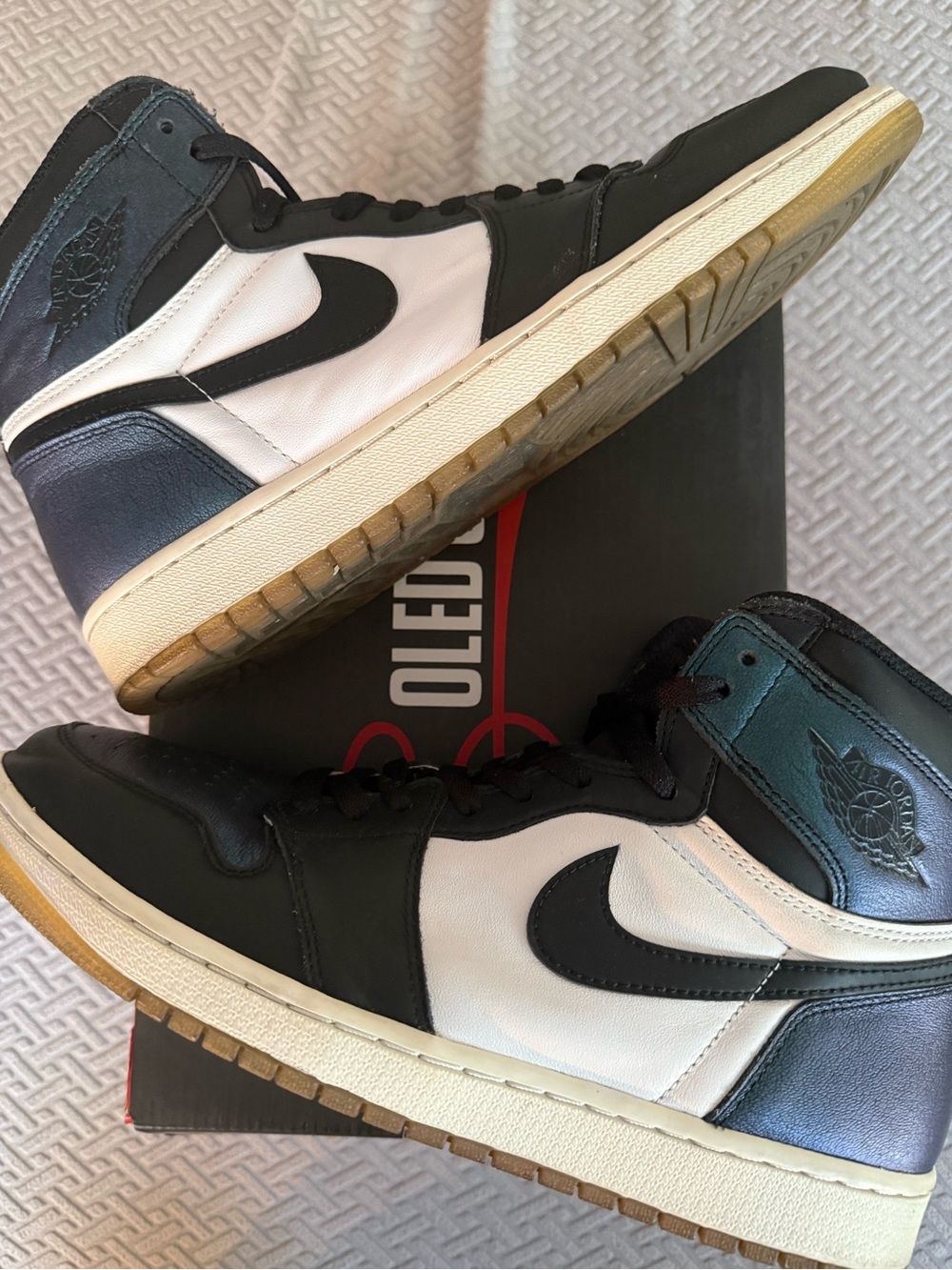 Jordan 1 Retro All-Star Chameleon - High-Top Sneakers in Black, White and Brown
